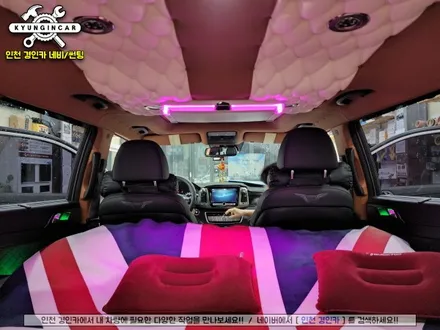 G4렉스턴 비클시네마 VC-173ST 천정모니터 안드로이드 스마트TV 탑재!! 차에서 우영우보자!!