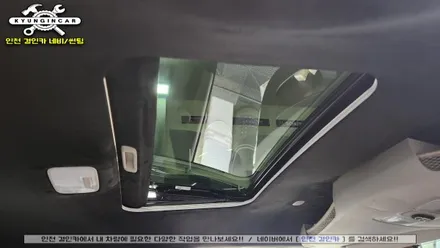 인천 레이 썬루프 뒷유리 썬팅 루마 버텍스900 필름 부분시공
