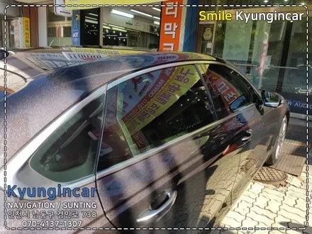 더뉴K9 신차탁송 신차썬팅 루마 피너클 풀시공 및 블랙박스 / 인천 경인카