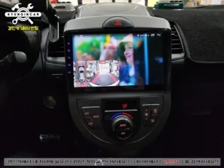 쏘울 EKIY T7 안드로이드 올인원과 360어라운드뷰 카메라 세트장착