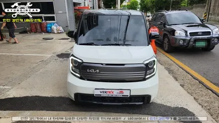 인천 주안 루마 버텍스 썬팅 레이차량 전면 측면 재시공