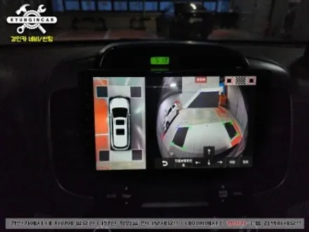 그랜드카니발 EKIY T7 360 안드로이드 올인원네비 장착 with 어라운드뷰