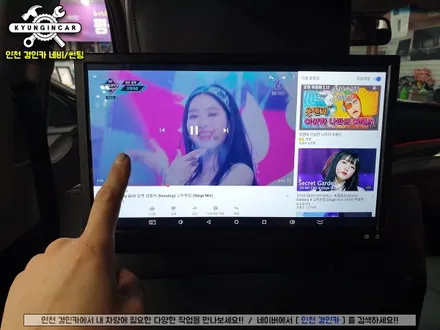 싼타페 프라임 비클시네마 VC116JUN 안드로이드 후석모니터 선택