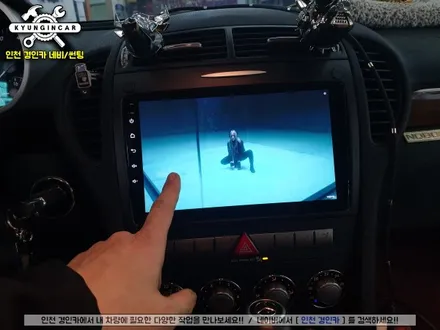 벤츠 SLK 안드로이드 올인원 네비 장착했어요. #의뢰장착 #해외직구