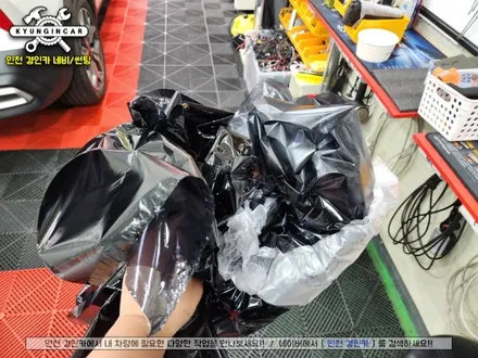 인천 루마 버텍스 300 썬팅필름 아반떼AD 전체 재시공