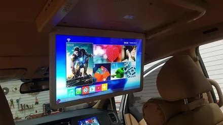 더뉴카니발 인천 천정모니터 비클시네마 VC173AD 루프모니터 / 인천경인카