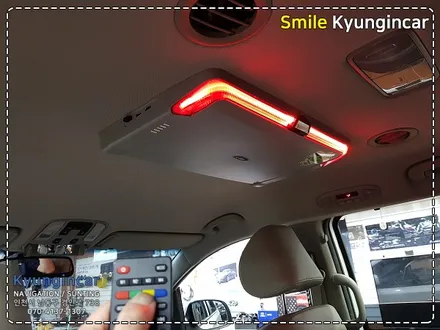 천정모니터 추천 더뉴카니발 비클시네마 레인보우 VC173AD 장착 / 인천 경인카