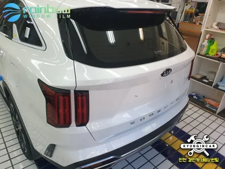 쏘렌토맛집 고급미 폭발! 레인보우 V90썬팅 패키지시공 인천 경인카