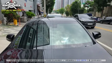 인천틴팅 이비오스 슈젠 GX90 썬팅필름 제네시스 전면유리 시공