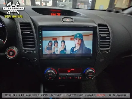 인천 올인원 설치 카나로 XPLUS 안드로이드 기아K3 내비매립 작업