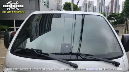 인천 포터2 신차썬팅 리피드 TERA 비반사 열차단필름 시공