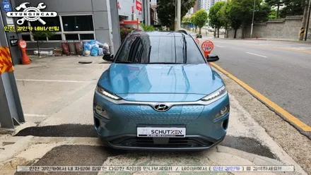 인천 현대자동차 코나 이비오스슈젠 CX 전면 측후면 유리 썬팅 재시공