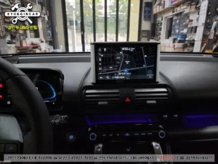 캐스퍼 순정네비연동 360서라운드뷰 원테이크 NV8000 장착했어요.