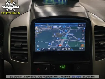 인천 안드로이드 카블릿 내비! M2C-8100A + 후방카메라 주안경인카 윈스톰 설치