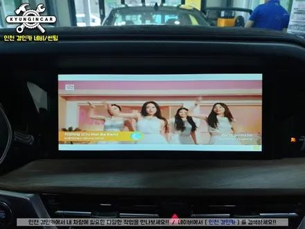 모하비 더마스터 비클시네마 천정모니터 VC-173AD 순정모니터 터치연동 시공 인천 경인카