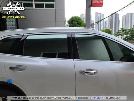 QM6 반사썬팅시공! 세인트아모 스퍼터 윈도우필름! 주안경인카 틴팅
