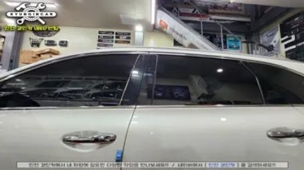 인천 틴팅샵 이비오스 슈젠 CX90 올뉴쏘렌토 전면 측후면 재시공