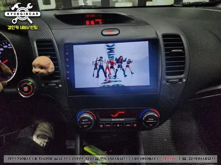 직접 구매한 7862 안드로이드 올인원 네비 K3유로 장착