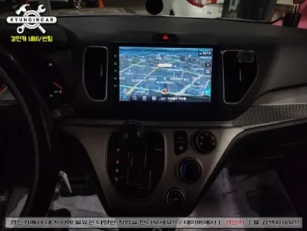 아틀란지도 탑재된 올인원내비게이션 카나로 A10 레이 장착