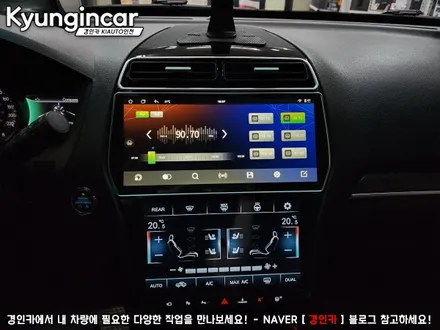 포드 익스플로러 카나로 알파프로 360 듀얼LCD 안드로이드 올인원네비 장착
