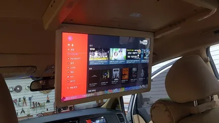 더뉴카니발 인천 천정모니터 비클시네마 VC173AD 루프모니터 / 인천경인카