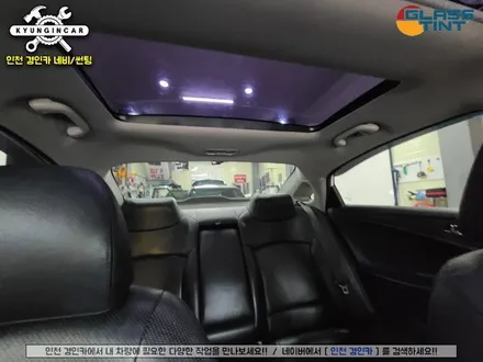 YF소나타 썬팅불량으로 재시공 글라스틴트 선셋 틴팅필름  (인천경인카)