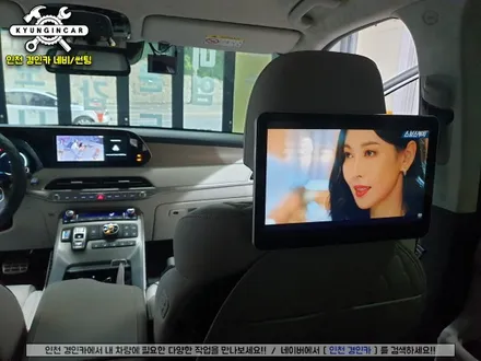 인천 팰리세이드 현대미디어 Q125 안드로이드 리어모니터 장착