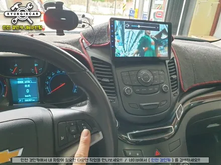 올란도 안드로이드 올인원 + 후방카메라 + 전방카메라 인천경인카 의뢰설치 작업