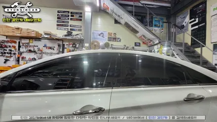 YF소나타 썬팅재시공 인천 이비오스 슈젠 CX90 열차단필름 전면 썬루프 측후면 틴팅