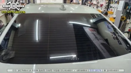 인천 BMW320D 전면 측면 후면 유리 이비오스슈젠 썬팅 재시공