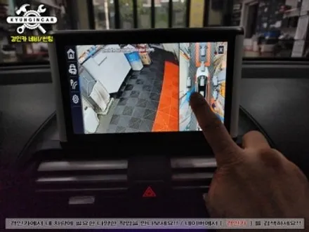 캐스퍼 순정네비연동 360서라운드뷰 원테이크 NV8000 장착했어요.