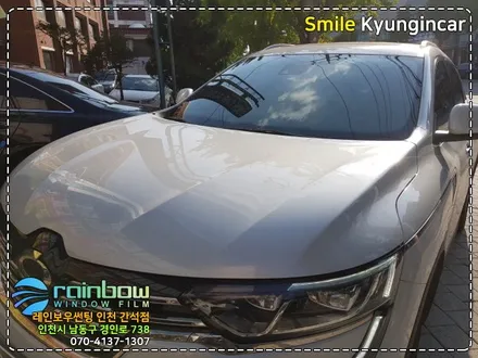 인천 자동차틴팅 레인보우 VGLAM 브이그램 QM6 풀시공 / 경인카