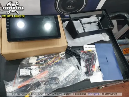 뉴SM5 임프레션차량에 안드로이드 올인원 설치했어요.