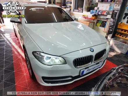 수입차 12인치 안드로이드올인원 MEKEDE BMW 528i 내비매립 장착