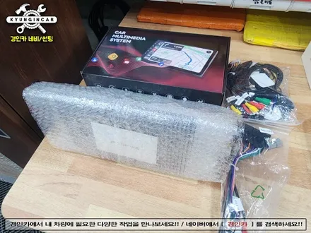 카나로 Q 올인원내비게이션 캐스퍼 차량에 장착