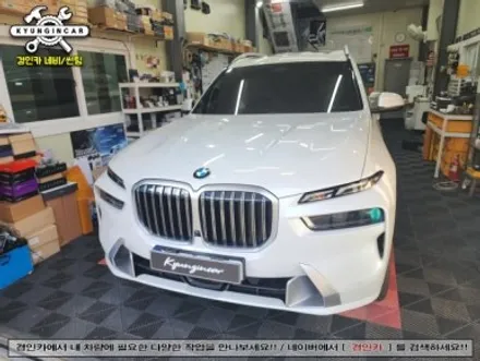 BMW X7 노바 X13 Plus 안드로이드 리어모니터 장착했어요.