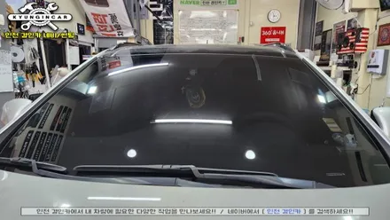 인천 틴팅 이비오스 슈젠 CX90 싼타페DM 썬팅필름 재시공