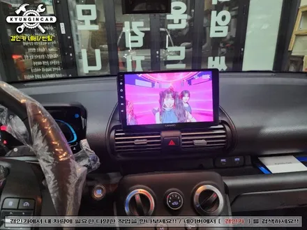카나로 Q 올인원내비게이션 캐스퍼 차량에 장착