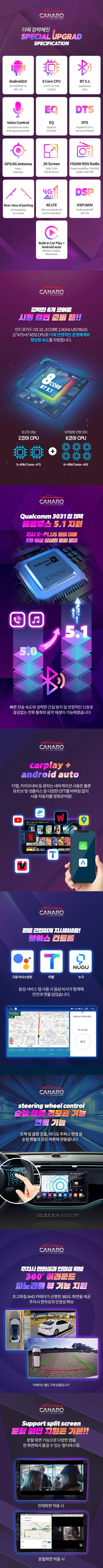 올뉴스포티지 카나로 X-PRO 고성능 안드로이드 올인원 네비교체 완료