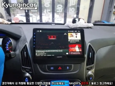 뉴투싼ix 탑오브탑 카나로 X-plus 안드로이드 장착완료