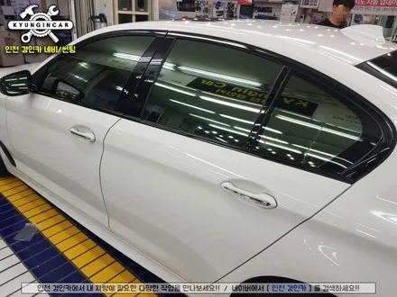 BMW 520d 틴팅!! 레인보우 V90 윈도우필름 전체 썬팅재시공 ♥인천 경인카