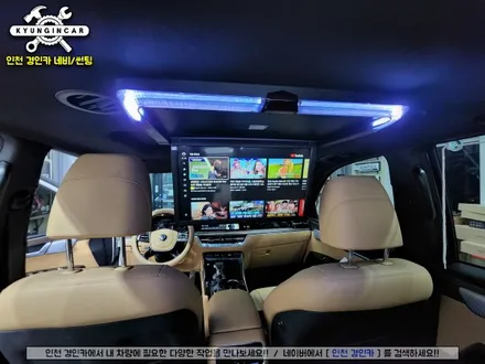모하비 더마스터 비클시네마 VC-173ST 천정모니터 안드로이드 스마트TV 인천경인카 전문장착