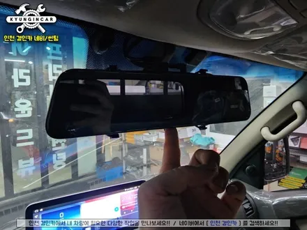 포터2 올인원 내비게이션 카나로XPLUS 설치 + 파인뷰 룸미러 블랙박스 장착