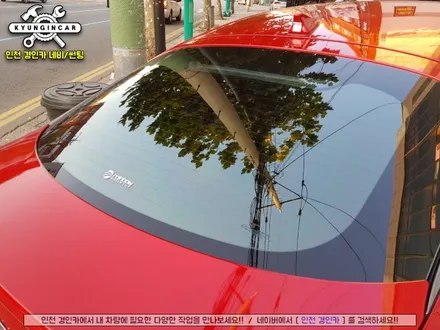 KIA 더뉴스팅어 레인보우 V90필름 신차썬팅 시공 #신차검수