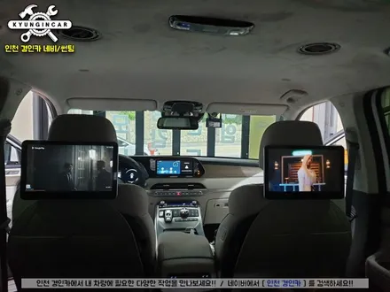 인천 팰리세이드 현대미디어 Q125 안드로이드 리어모니터 장착