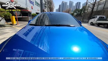 인천 자동차 앞유리 전면썬팅 이비오스 슈젠 CX90 필름 아이오닉 차량 주안틴팅샵 재시공