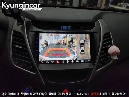 더뉴아반떼MD 카나로 X-plus 360 올인원네비 장착했어요.
