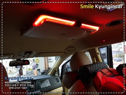 자녀를 위한 아빠의 선택! 더뉴카니발 비클시네마 레인보우 천정모니터 터치모니터 설치 / 인천 경인카