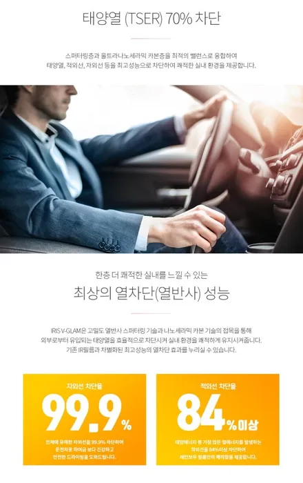 빛바랜 썬팅필름 재시공 레인보우 V90 V-GLAM 필름 더뉴스파크 틴팅 / 인천 경인카