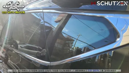 제네시스GV80 신차틴팅! 이비오스 슈젠 GX90 반사필름 플렉스! 인천경인카 썬팅시공